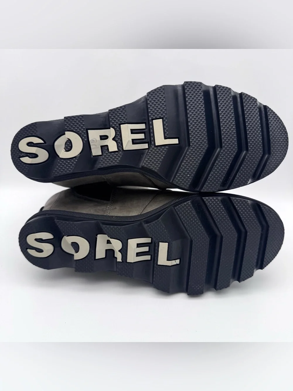 Sorel Joan of Arctic Wedge II Chelsea Boots Quarry Waterproof Women's Size 8.5